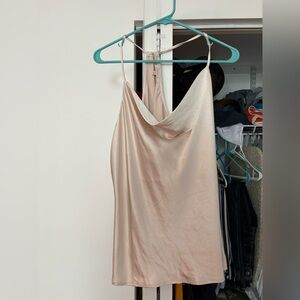 Skies Are Blue Creamy White Cowl Neck Camisole